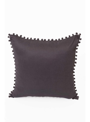 Gray - Throw Pillow Covers - Ayşe Türban Tasarım Home