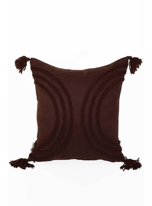 Ayşe Türban Tasarım Home Brown Throw Pillow Covers