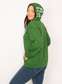 Green - Plus Size Sweatshirts