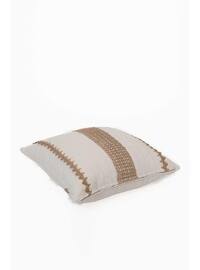 Ayşe Türban Tasarım Home Cream Throw Pillow Covers