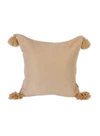 Beige - Throw Pillow Covers - Ayşe Türban Tasarım Home