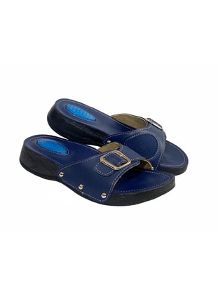 Wordex Navy Blue Slippers