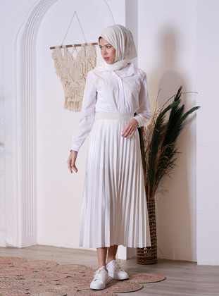 White - Skirt - Vav