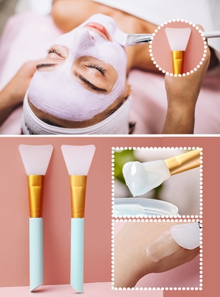 Xolo Silicone Mask Cream-Beige Spoon Washable 2 Pcs