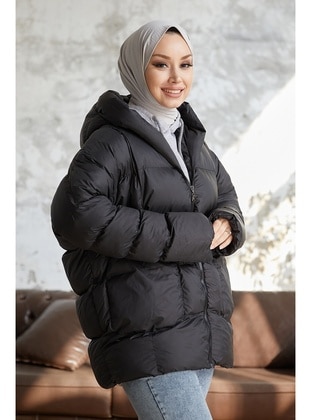 InStyle Black Puffer Jackets