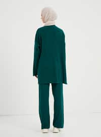 Emerald - Unlined - Crew neck - Knit Suits