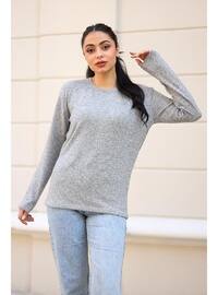 Cotton Soft Sweater Gray
