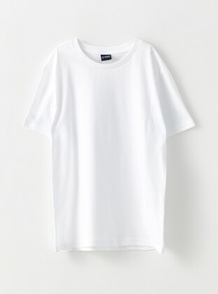 White - Boys` T-Shirt - LC WAIKIKI