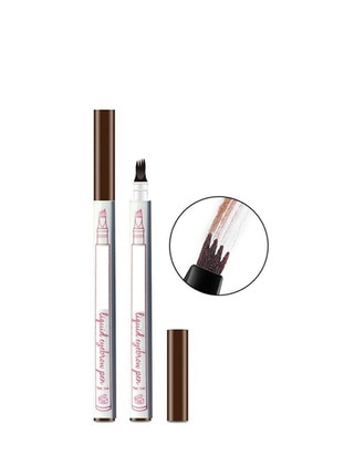 Ocean Permanent Liquid Eyebrow Styling Pencil (Dark Brown No 2) Coffee Color