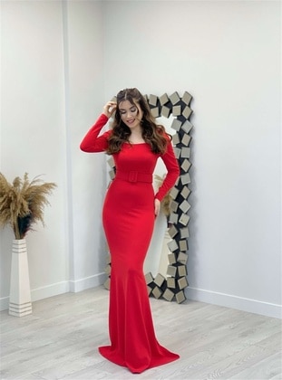 Giyim Masalı Red Evening Dresses