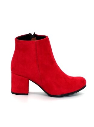Red - High Heel Boots - Boots - Bluefeet