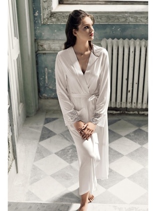 Ecru - Morning Robe - Artış Collection