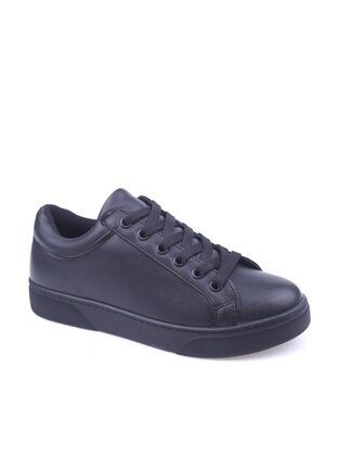 Papuç Sepeti 2598 Women's Casual Sneaker Shoes Black