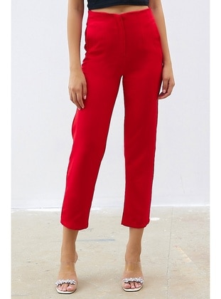 Red - Pants - InStyle