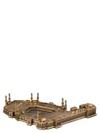 Masjid Haram Kaaba Trinket Religious Gift Gold Color Color