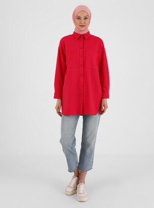 Pink - Point Collar - Tunic - ONX10
