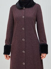 Brown - Unlined - Point Collar - Topcoat