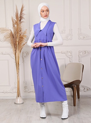 Violet - Unlined - Modest Dress - Hazim Moda
