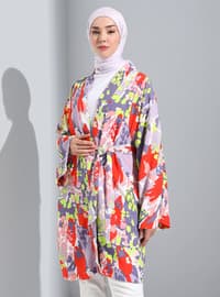 Unlined - Multi - Multi Color - Kimono