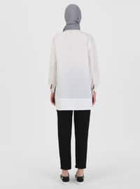 Off White - Point Collar - Tunic