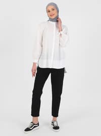 Off White - Point Collar - Tunic