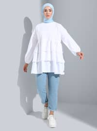 Off White - Crew neck - Tunic