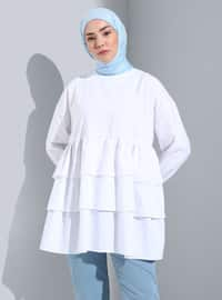 Off White - Crew neck - Tunic