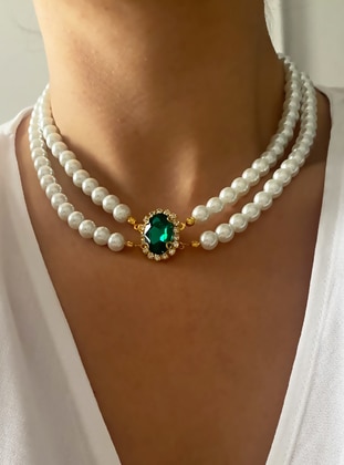 Green - Necklace - im Design