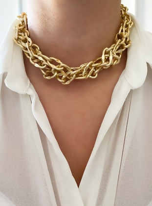 Gold - Necklace - im Design