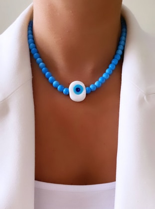 Blue - Necklace - im Design