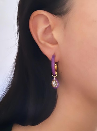 Purple - Earring - im Design