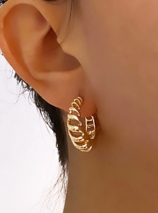 Gold - Earring - im Design