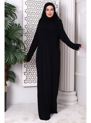 Black - Prayer Clothes - İhvanonline