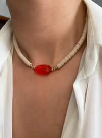 Beige - Necklace