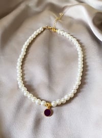 Maroon - Necklace