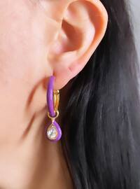 Purple - Earring
