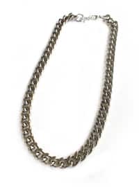 Silver Color Color Color Classic Chain Necklace Silver