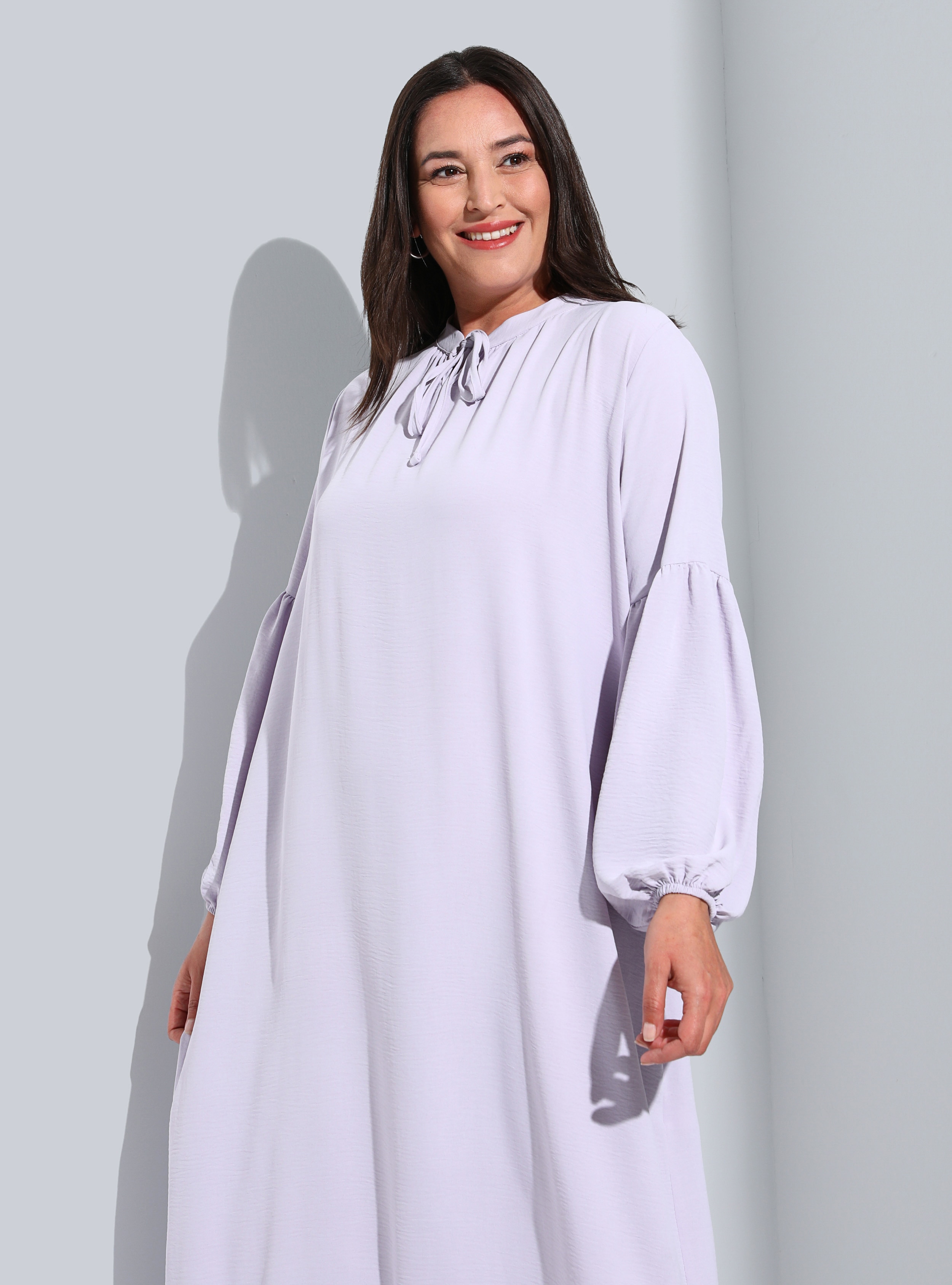 Lilac - Unlined - Plus Size Dress