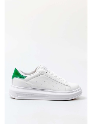 Women's Sneaker Shoes 666Zaf1560 White Green