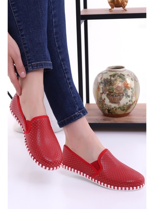 100gr - Red - Flat - Flat Shoes - Wordex