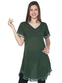 Unlined - Green - Beach Dress