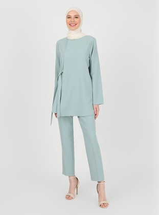 Nile Green - Unlined - Suit - Refka