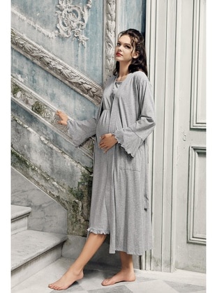 Artış Collection Gray Nightdress