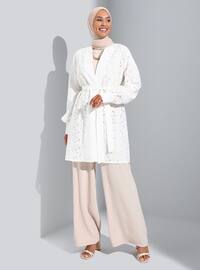 Unlined - Off White - Kimono