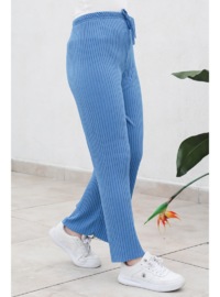 Blue - Knit Pants