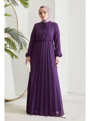 Purple - Modest Dress - In Style