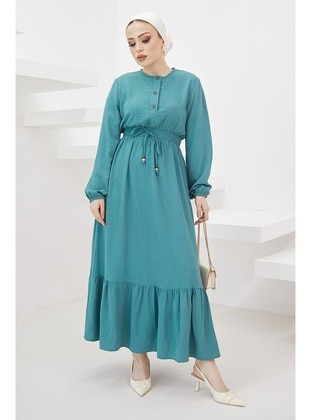 Sea-green - Modest Dress - In Style
