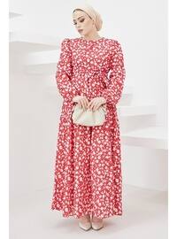 Red - Modest Dress - In Style