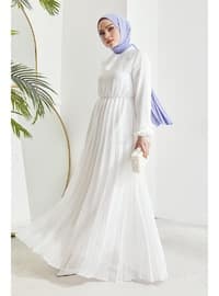 White - Modest Dress - In Style
