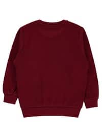 Burgundy - Boys` Sweatshirt